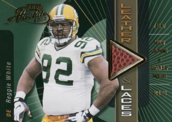 2000 Playoff Absolute - Leather and Laces #RW92 Reggie White Front