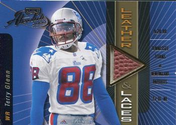 2000 Playoff Absolute - Leather and Laces #TG88 Terry Glenn Front
