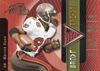 2000 Playoff Absolute - Leather and Laces #WD28 Warrick Dunn Front