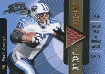 2000 Playoff Absolute - Leather and Laces #EG27-B Eddie George Front