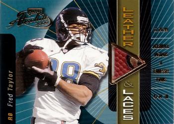 2000 Playoff Absolute - Leather and Laces #FT28-A Fred Taylor Front