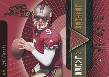 2000 Playoff Absolute - Leather and Laces #JG5 Jeff Garcia Front