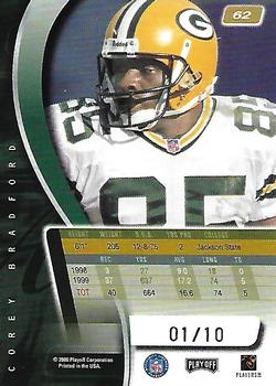 2000 Playoff Absolute - Players Honors #62 Corey Bradford Back
