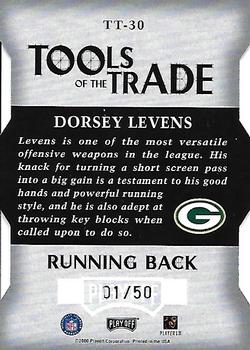 2000 Playoff Absolute - Tools of the Trade Die Cuts #TT-30 Dorsey Levens Back