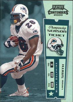 2000 Playoff Contenders - Championship Ticket #8 Lamar Smith Front