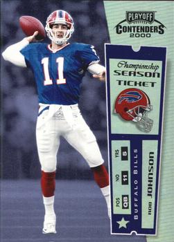2000 Playoff Contenders - Championship Ticket #12 Rob Johnson Front