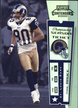 2000 Playoff Contenders - Championship Ticket #81 Isaac Bruce Front