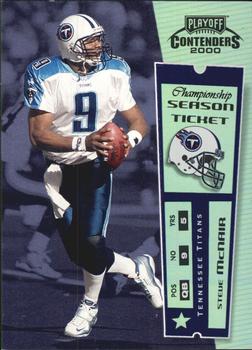 2000 Playoff Contenders - Championship Ticket #92 Steve McNair Front