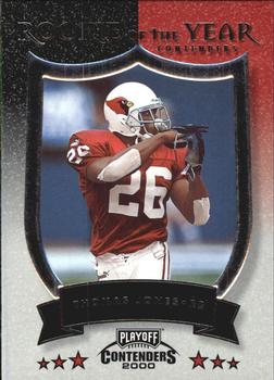 2000 Playoff Contenders - ROY Contenders #ROY1 Thomas Jones Front