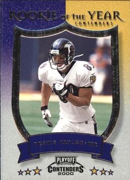 2000 Playoff Contenders - ROY Contenders #ROY3 Travis Taylor Front