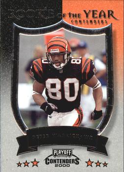 2000 Playoff Contenders - ROY Contenders #ROY5 Peter Warrick Front