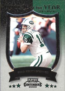 2000 Playoff Contenders - ROY Contenders #ROY13 Chad Pennington Front