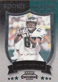 2000 Playoff Contenders - ROY Contenders #ROY16 Todd Pinkston Front