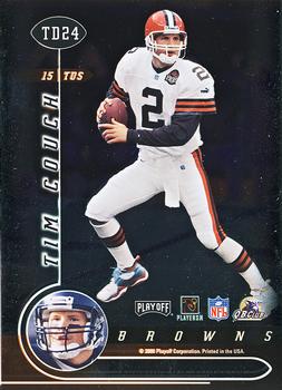 2000 Playoff Contenders - Touchdown Tandems #TD24 Tim Couch / Cade McNown Back