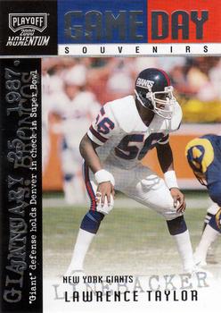 2000 Playoff Momentum - Game Day Souvenirs #GDS 10 Lawrence Taylor Front