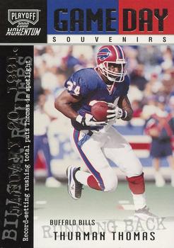 2000 Playoff Momentum - Game Day Souvenirs #GDS 18 Thurman Thomas Front