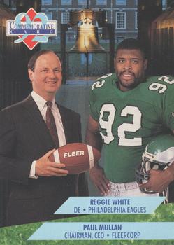 1992 Ultra - '92 Commemorative Card Promos #NNO Reggie White / Paul Mullan Front