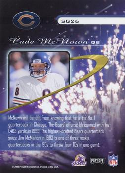 2000 Playoff Momentum - Star Gazing Red #SG26 Cade McNown Back