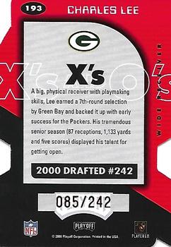 2000 Playoff Momentum - X's #193 Charles Lee Back