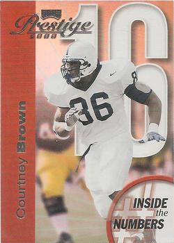 2000 Playoff Prestige - Inside the Numbers #IN16 Courtney Brown Front