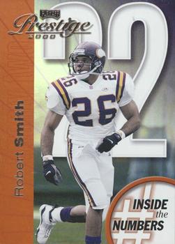 2000 Playoff Prestige - Inside the Numbers #IN22 Robert Smith Front