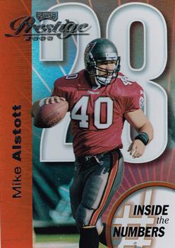 2000 Playoff Prestige - Inside the Numbers #IN28 Mike Alstott Front