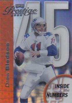 2000 Playoff Prestige - Inside the Numbers #IN45 Drew Bledsoe Front