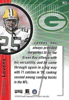 2000 Playoff Prestige - Inside the Numbers #IN71 Dorsey Levens Back
