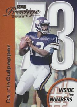 2000 Playoff Prestige - Inside the Numbers #IN73 Daunte Culpepper Front