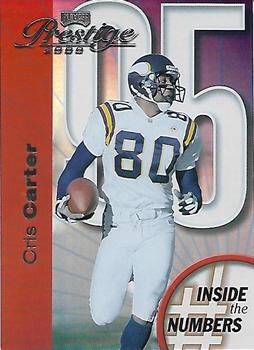 2000 Playoff Prestige - Inside the Numbers #IN95 Cris Carter Front