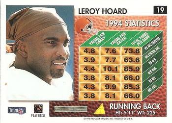 1995 Summit #19 Leroy Hoard Back