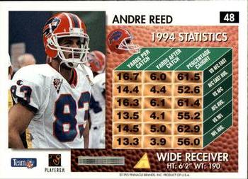 1995 Summit #48 Andre Reed Back