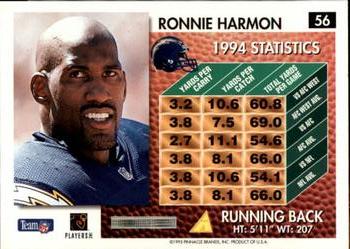 1995 Summit #56 Ronnie Harmon Back
