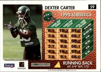 1995 Summit #59 Dexter Carter Back