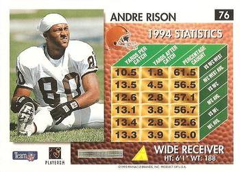 1995 Summit #76 Andre Rison Back