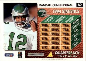 1995 Summit #82 Randall Cunningham Back