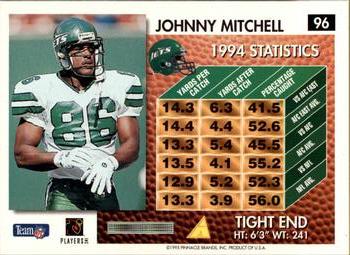 1995 Summit #96 Johnny Mitchell Back