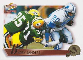 1995 Summit #110 Barry Sanders Front