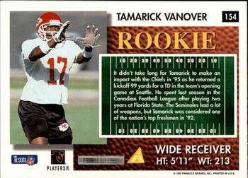 1995 Summit #154 Tamarick Vanover Back