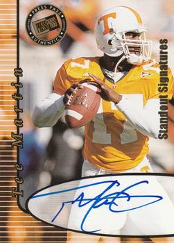 2000 Press Pass - Autographs Gold Standout Signatures #NNO Tee Martin Front