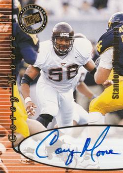 2000 Press Pass - Autographs Gold Standout Signatures #NNO Corey Moore Front
