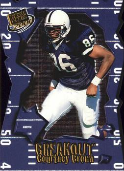 2000 Press Pass - Breakout #BO3 Courtney Brown Front