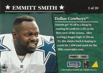 1995 Summit - Backfield Stars #1 Emmitt Smith Back