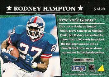 1995 Summit - Backfield Stars #5 Rodney Hampton Back