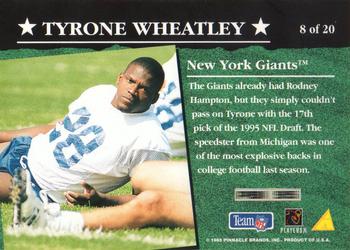 1995 Summit - Backfield Stars #8 Tyrone Wheatley Back