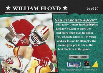 1995 Summit - Backfield Stars #14 William Floyd Back