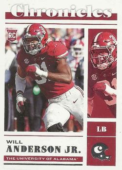 2023 Panini Chronicles Draft Picks #12 Will Anderson Jr. Front
