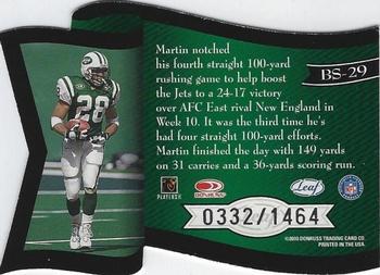 2000 Quantum Leaf - Banner Season #BS-29 Curtis Martin Back