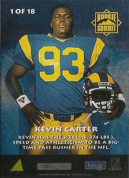 1995 Summit - Rookie Summit #1 Kevin Carter Back