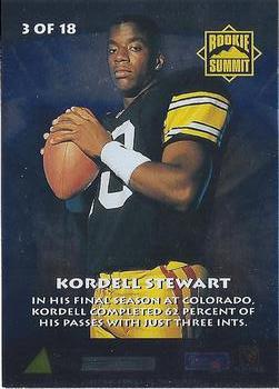 1995 Summit - Rookie Summit #3 Kordell Stewart Back